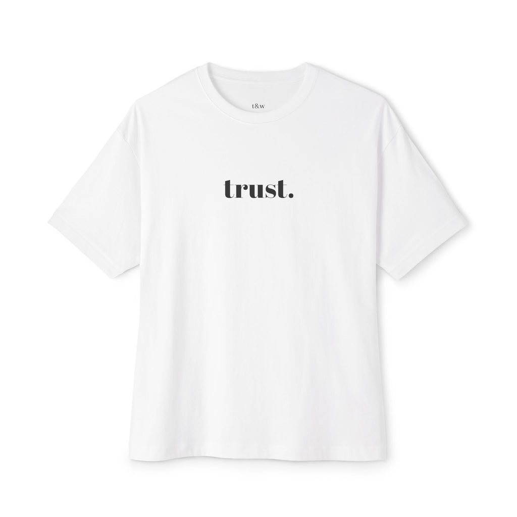 Trust. Boxy Tee — Vintage Myth Art Graphic Tee