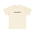 Premium oversized cream t-shirt with Spread Love typography print, designed for modern minimal streetwear and everyday comfort.