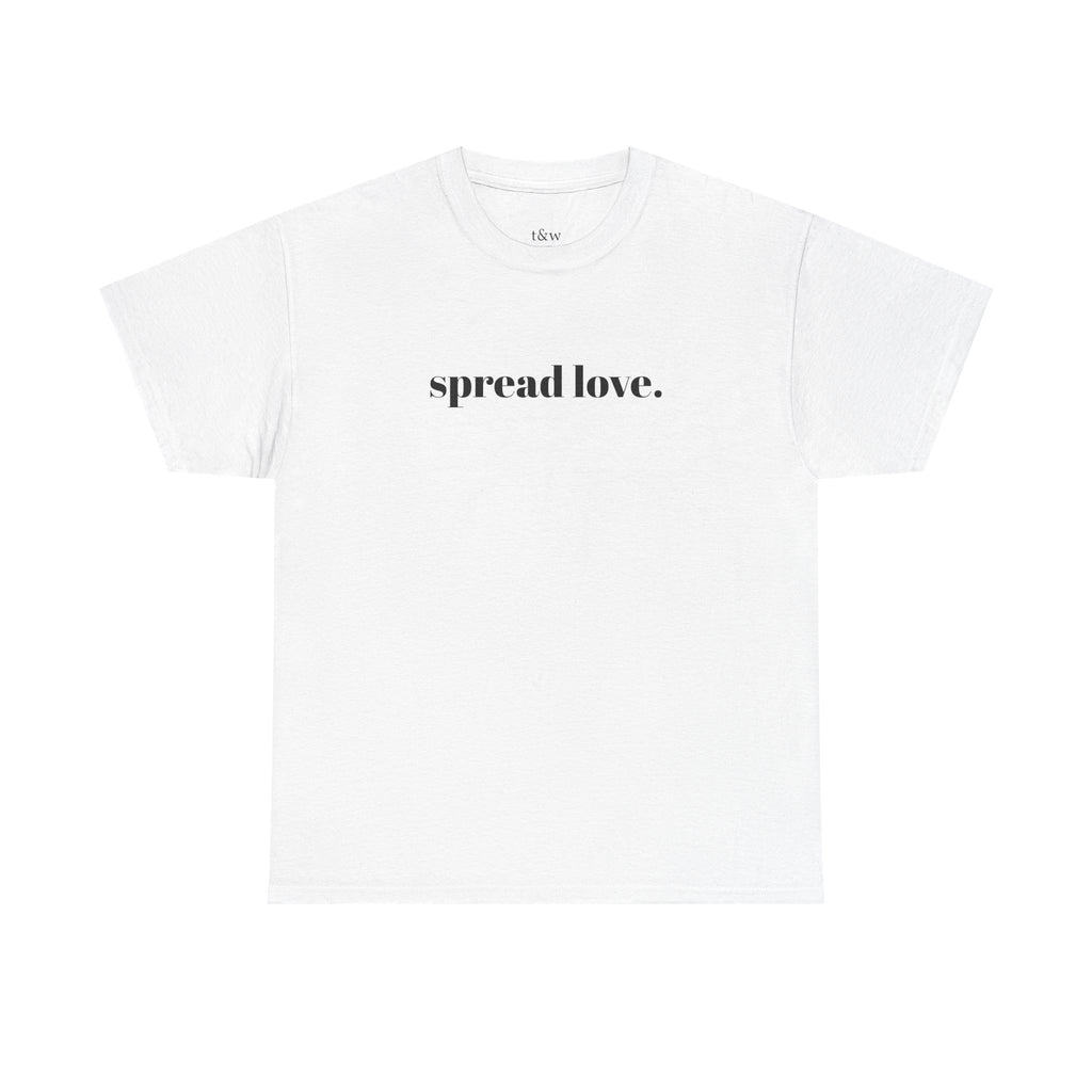 Spread Love Oversized Graphic T-Shirt – Premium Cotton Minimalist Tee
